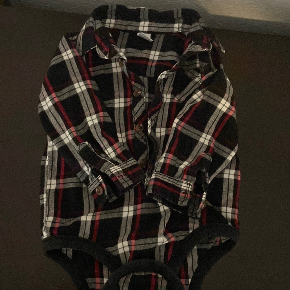 Old navy Black plaid